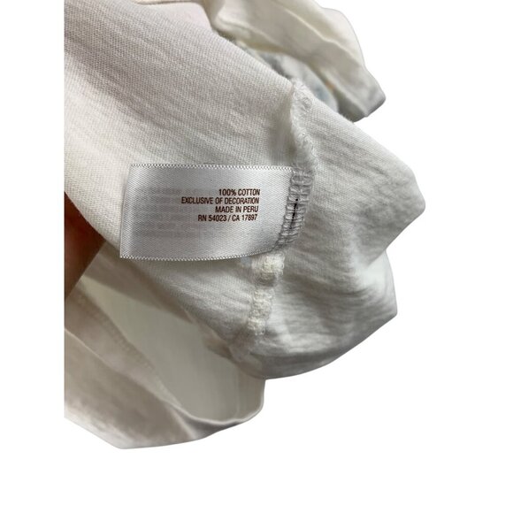 Old Navy X-Large Butterfly Graphic Tee Shirt Womens 100% Cotton Short Sleeve V-N - Picture 5 of 6